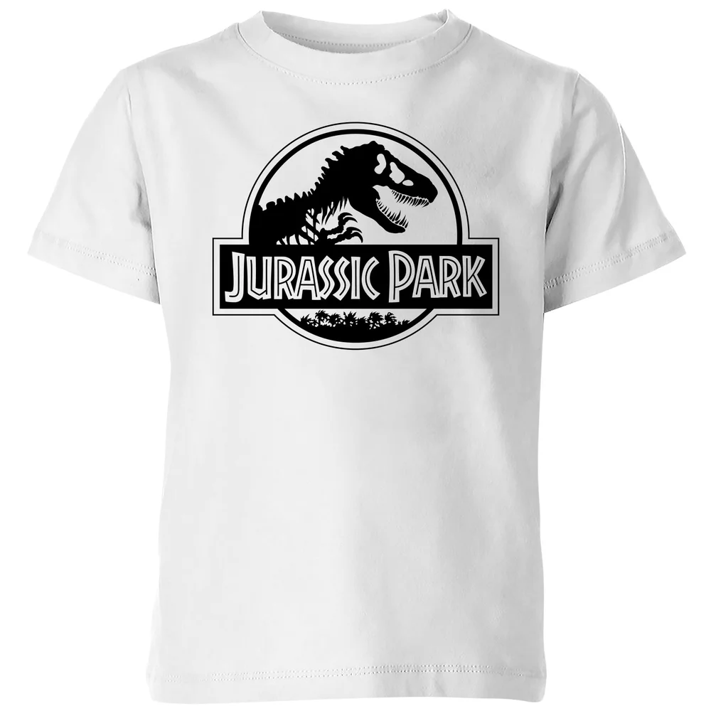 Jurassic Park Logo Kids' T-Shirt - White - 3-4 Jahre Bild 1