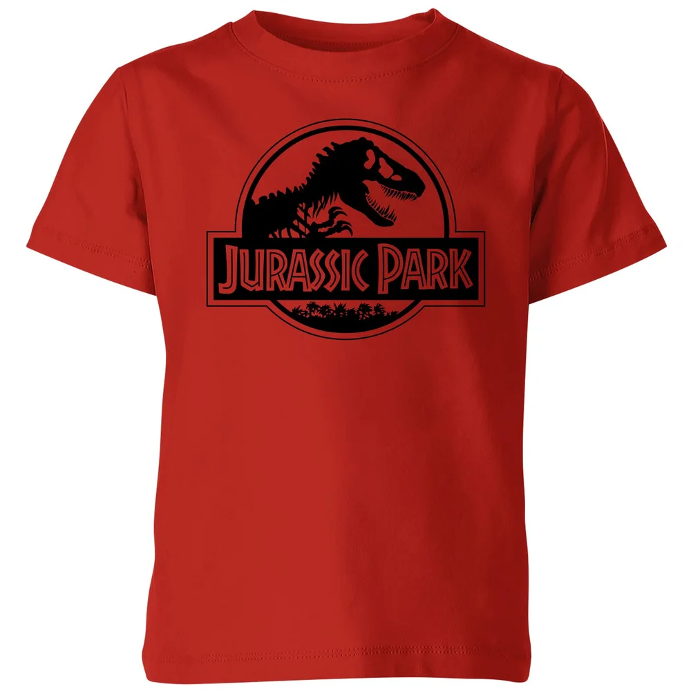 Jurassic Park Logo Kids' T-Shirt - Red - 3-4 Jahre Bild 1