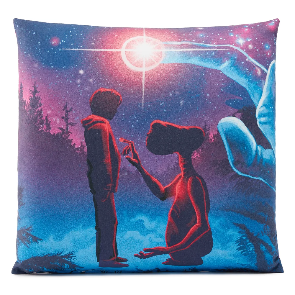 E.T. The Extra-Terrestrial X Ghoulish Square Cushion - 40x40cm - Soft Touch Bild 1