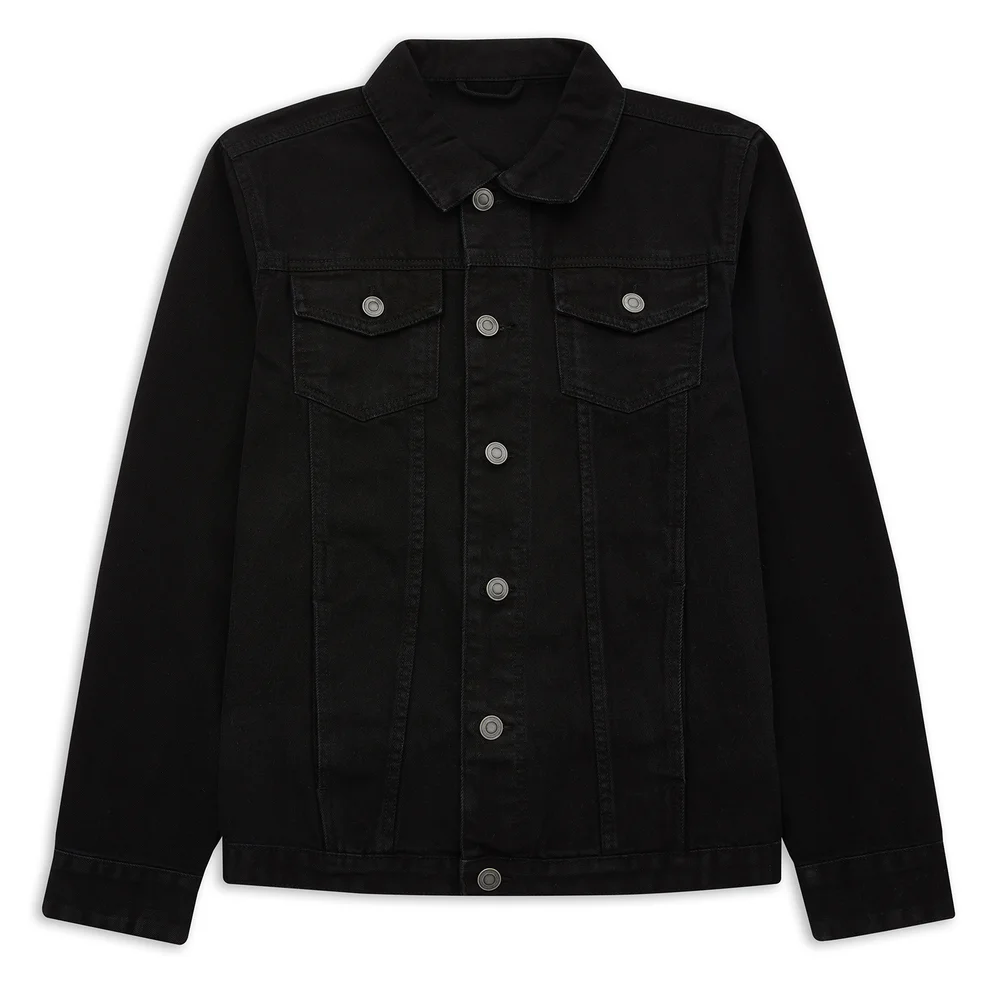 E.T. The Extra-Terrestrial X Ghoulish Denim Jacket - Black - S Bild 1