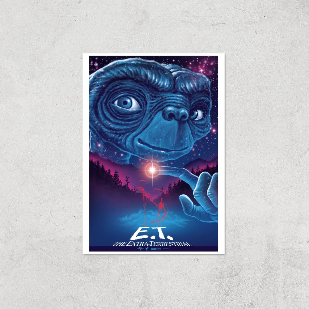 E.T. The Extra-Terrestrial X Ghoulish Print Giclee Art Print - A3 - Print Only Bild 1