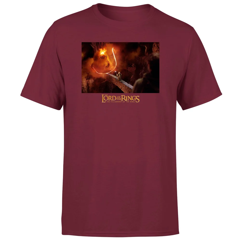 Lord Of The Rings You Shall Not Pass Men's T-Shirt - Burgundy - S Bild 1