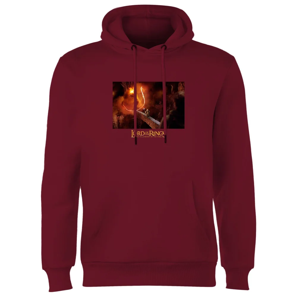 Lord Of The Rings You Shall Not Pass Hoodie - Burgundy - S Bild 1