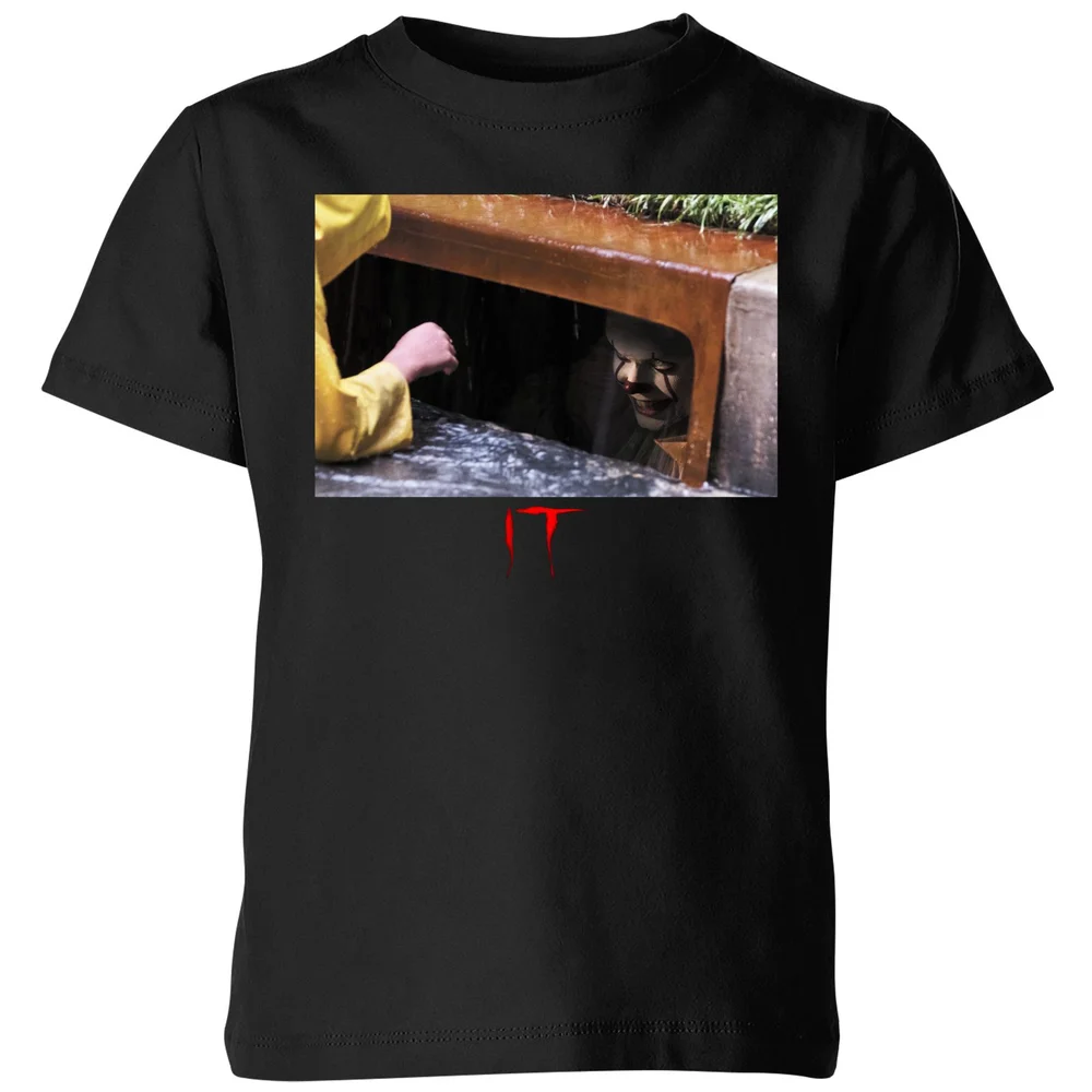 IT Chapter 1 (2017) Pennywise Kids' T-Shirt - Black - 3-4 Jahre Bild 1