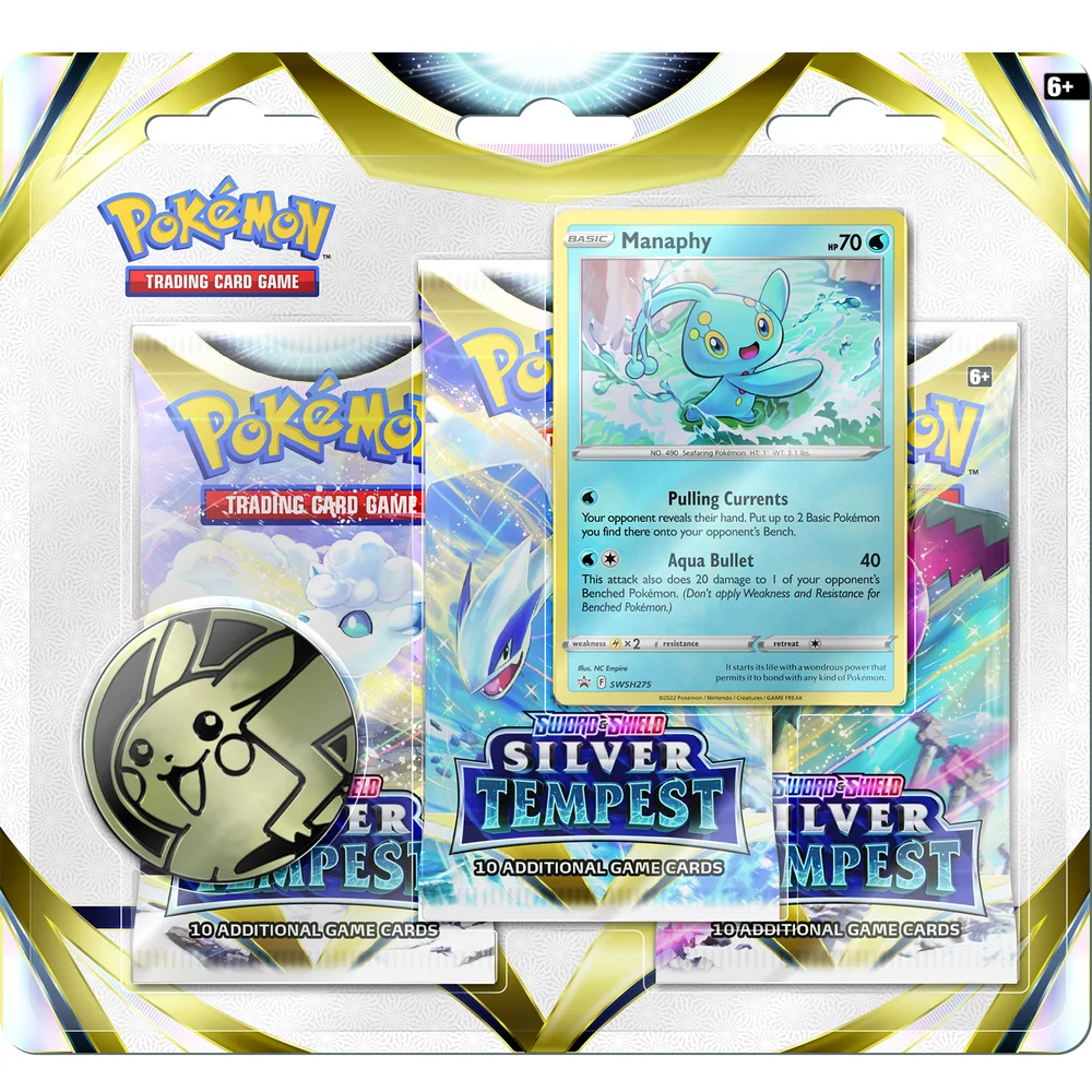 Pokemon TCG: Sword & Shield 12 Silver Tempest 3-Pack Booster Display Bild 1