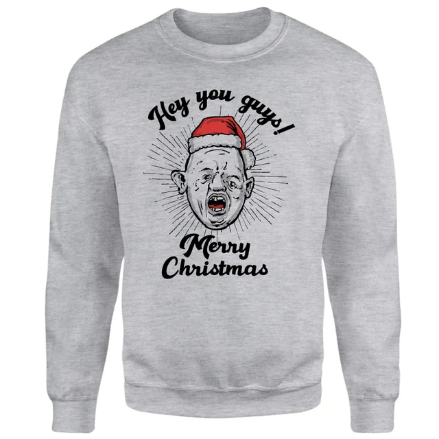 The Goonies HO! HO! HO! You Guys! Weihnachtspullover – Grau