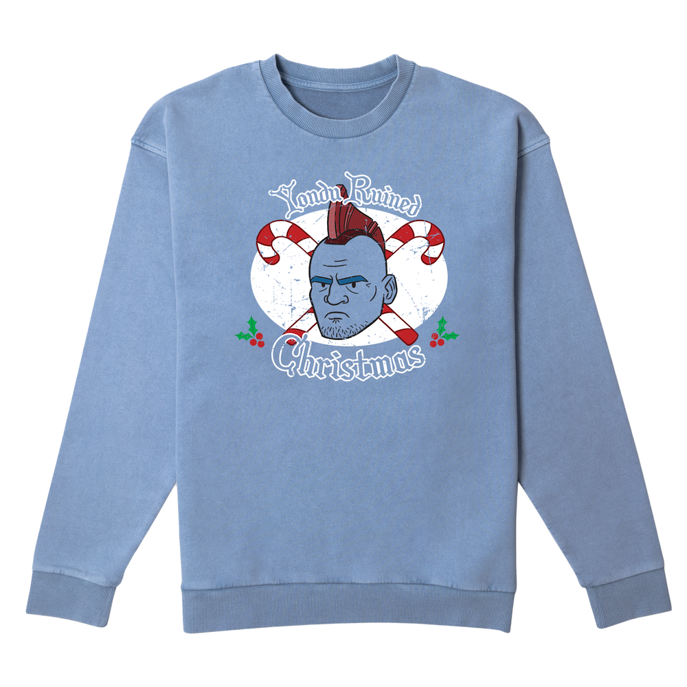 Marvel Yondu Ruined Christmas Weihnachtspullover - Denim Blau Acid Wash - S Bild 1