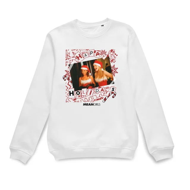 Mean Girls Jingle Bell Rock Weihnachtspullover – Weiß