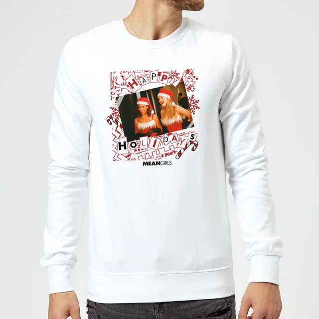 Mean Girls Jingle Bell Rock Weihnachtspullover – Weiß