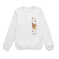 Pokemon Evoli Bow Tie Weihnachtspullover – Weiß