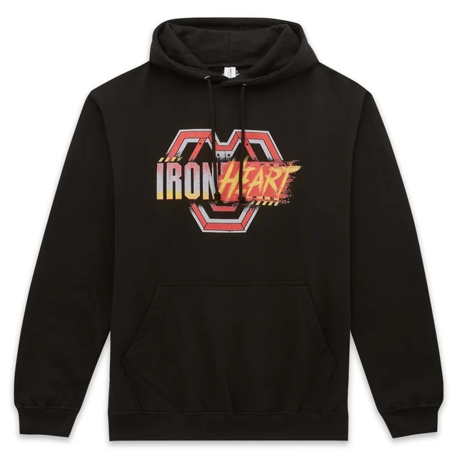 Wakanda Forever Iron Heart Hoodie - Schwarz