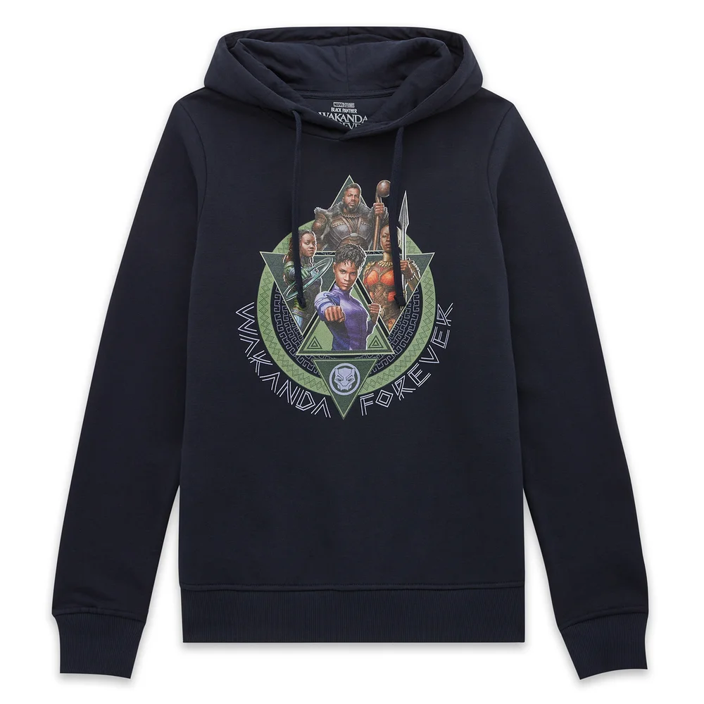 Wakanda Forever Characters Composition Hoodie - Navy - S Bild 1