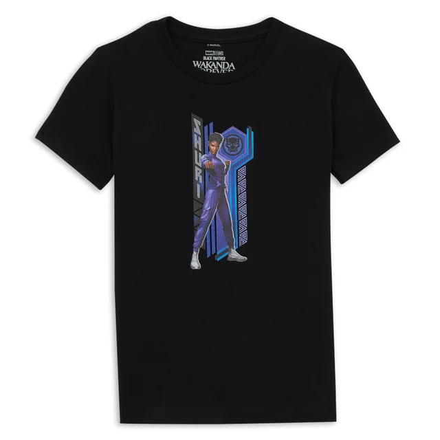 Wakanda Forever Shuri Kinder T-Shirt - Schwarz