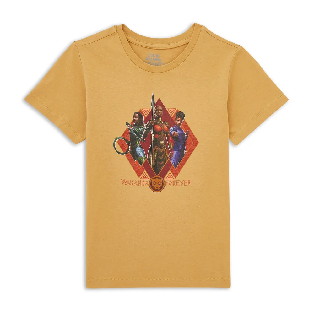 Wakanda Forever Nakia, Okoye And Shuri Composition Kinder T-Shirt - Tan - 3-4 Jahre Bild 1