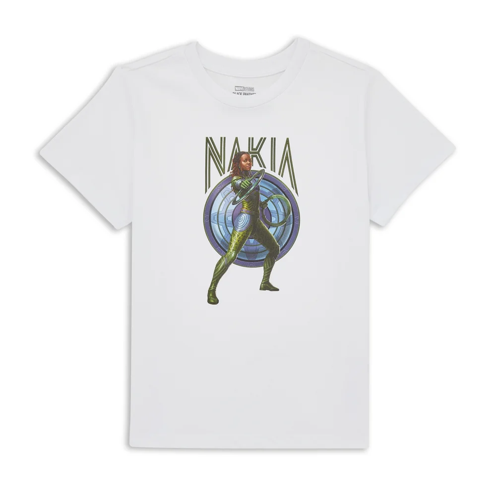 Wakanda Forever Nakia Kinder T-Shirt - Weiß - 3-4 Jahre Bild 1