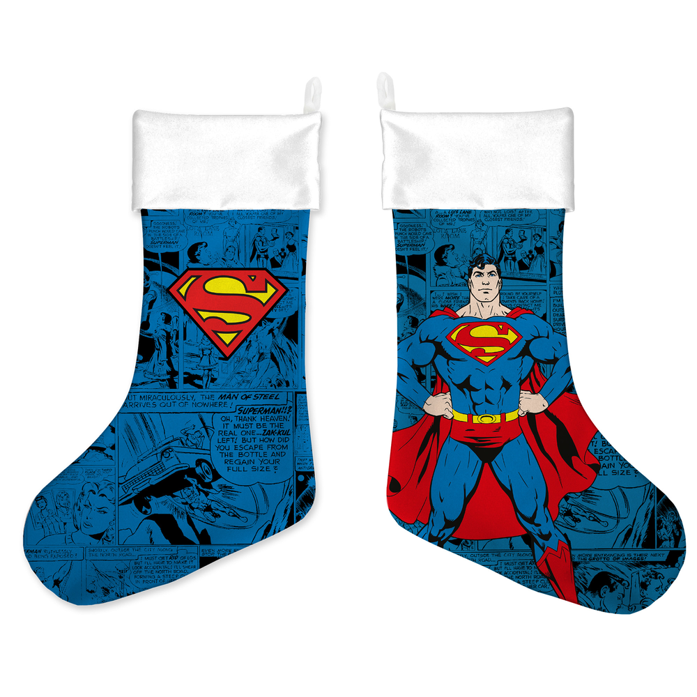 Superman Comic Christmas Stocking Bild 1