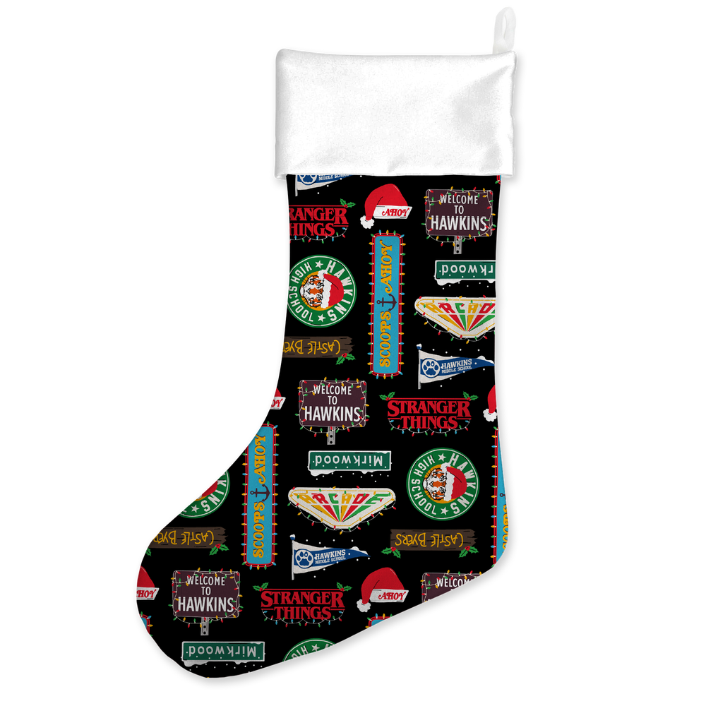 Stranger Things Hawkins Christmas Stocking Bild 1