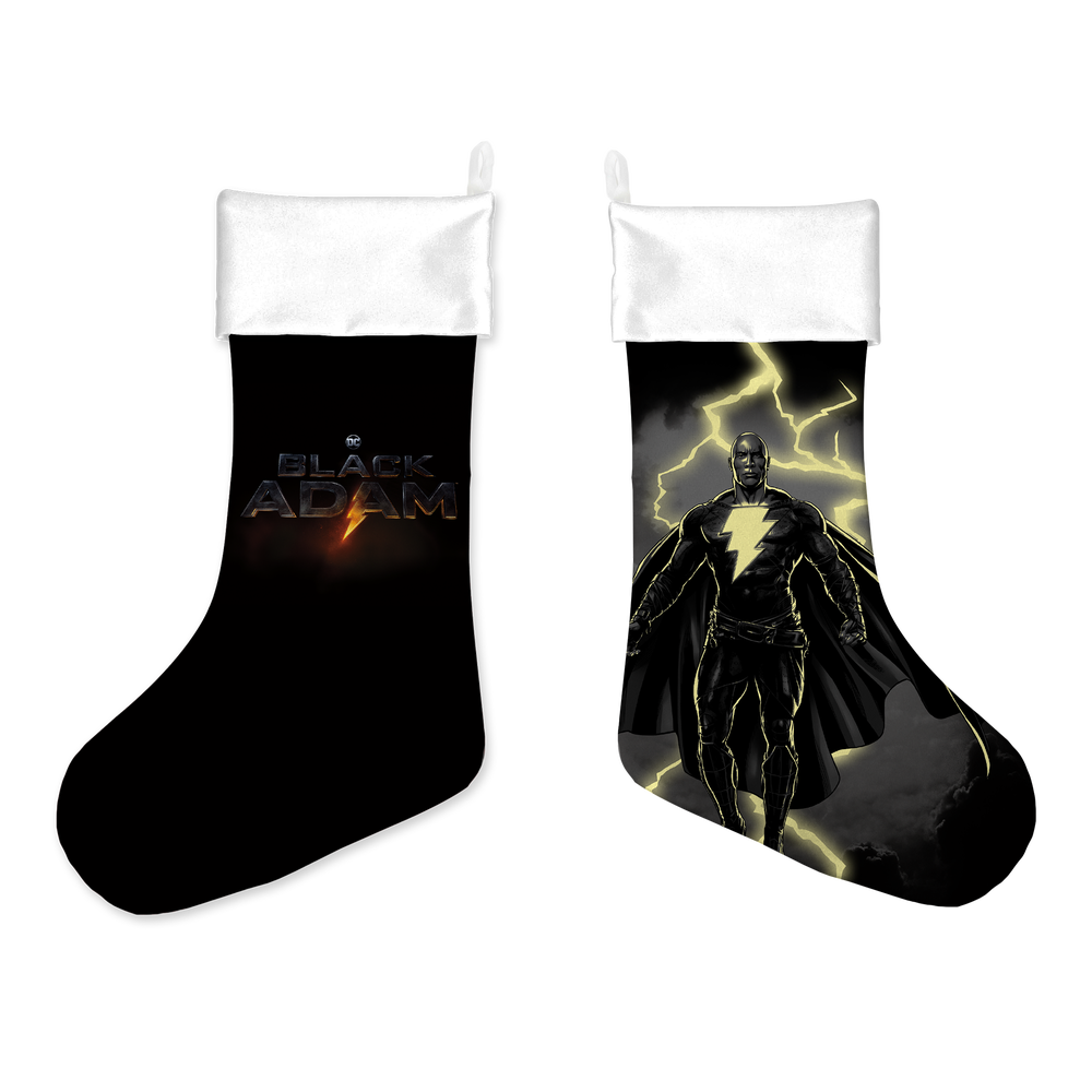 Black Adam Logo Christmas Stocking Bild 1