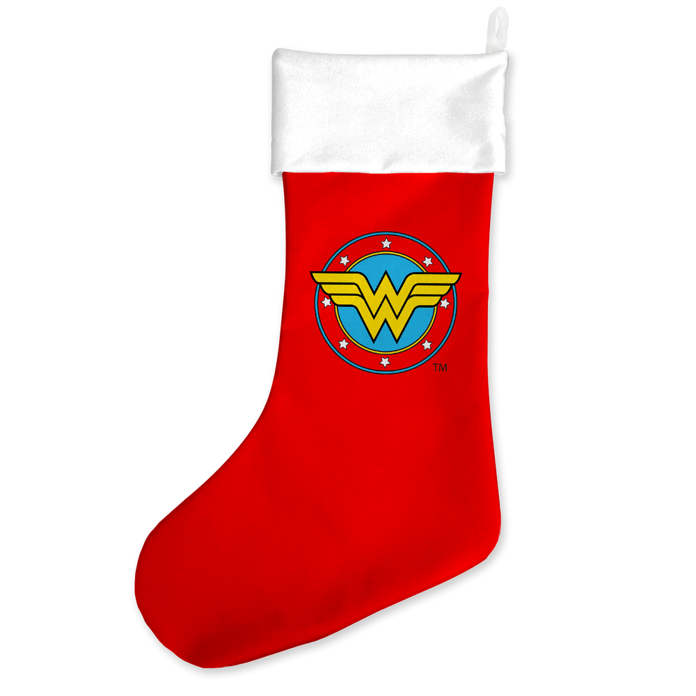 Wonder Woman Comic Logo Christmas Stocking Bild 1