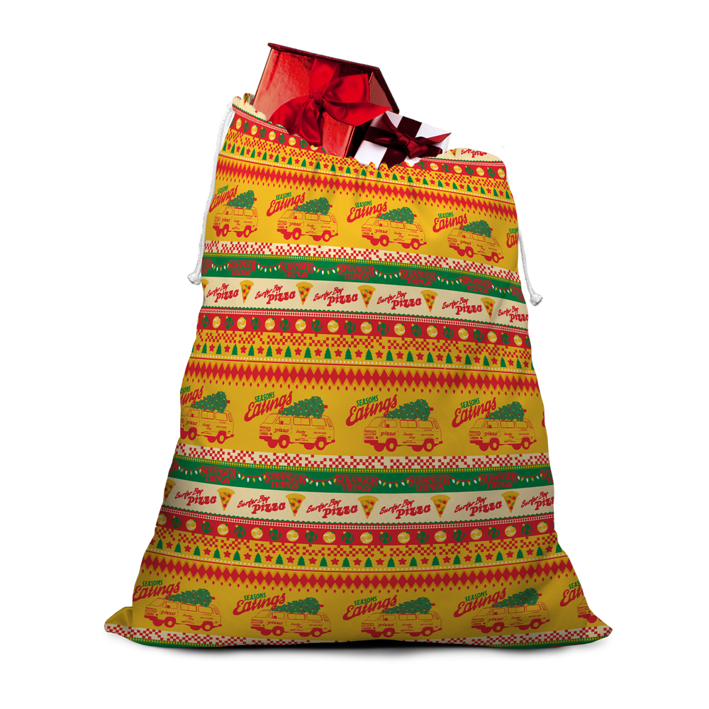 Stranger Things Season's Eatings Christmas Santa Sack Bild 1