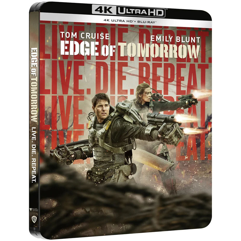 Edge of Tomorrow Zavvi Exclusive 4K Ultra HD Steelbook (includes Blu-ray) Bild 1