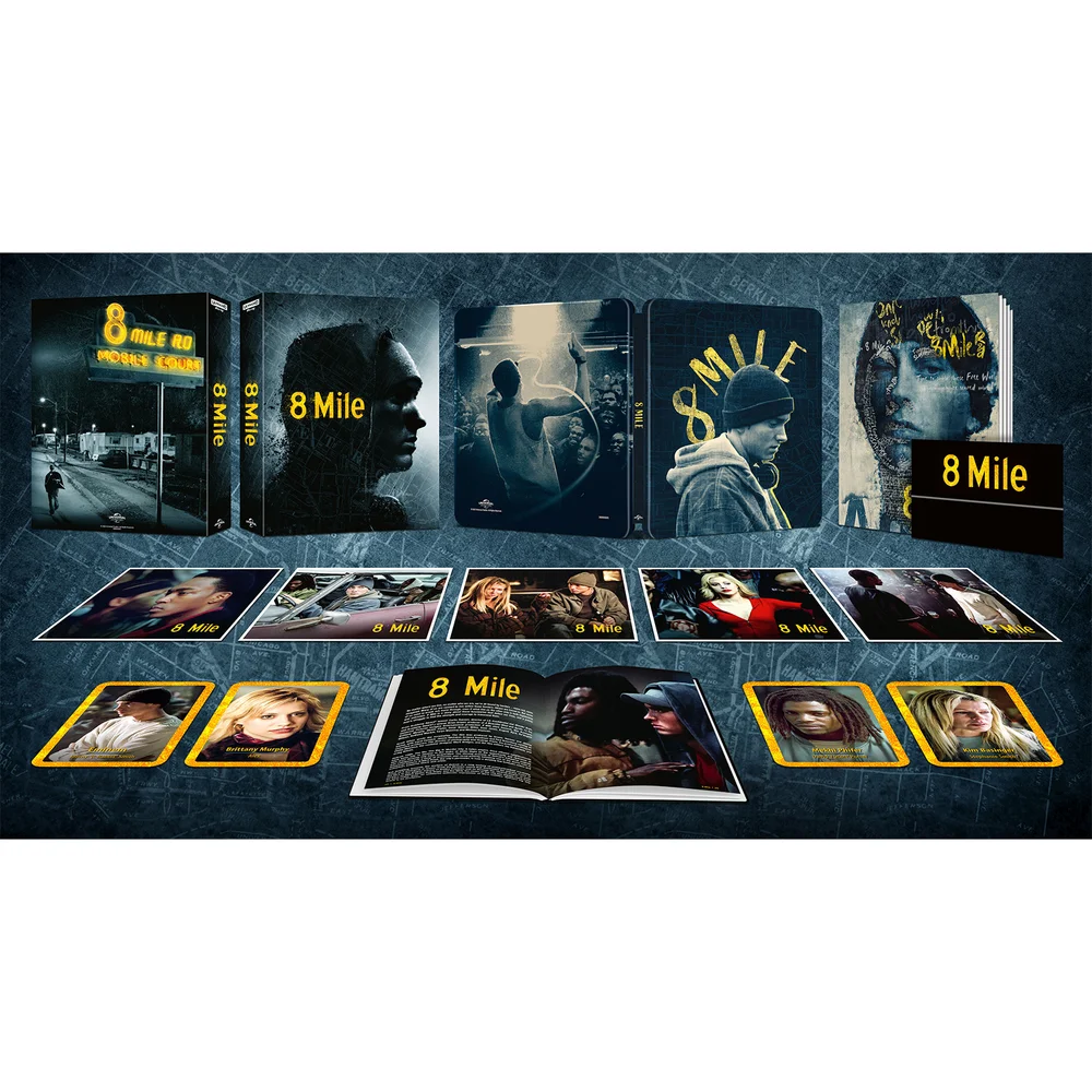 8 Mile Zavvi Exclusive Collectors Edition 4K Ultra HD Steelbook (includes Blu-ray) Bild 1