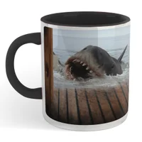 Jaws Shark Scene Mug - Black