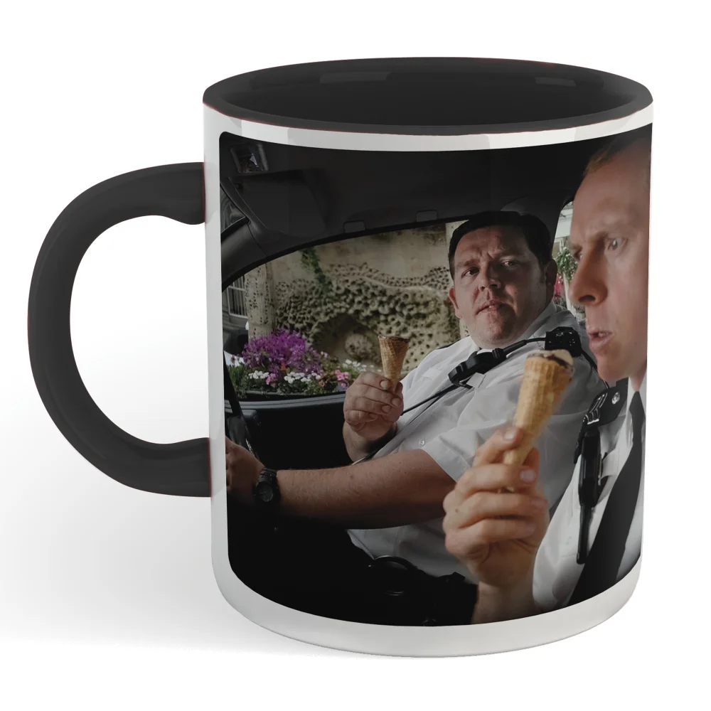 Hot Fuzz Ice Cream Scene Mug - Black Bild 1