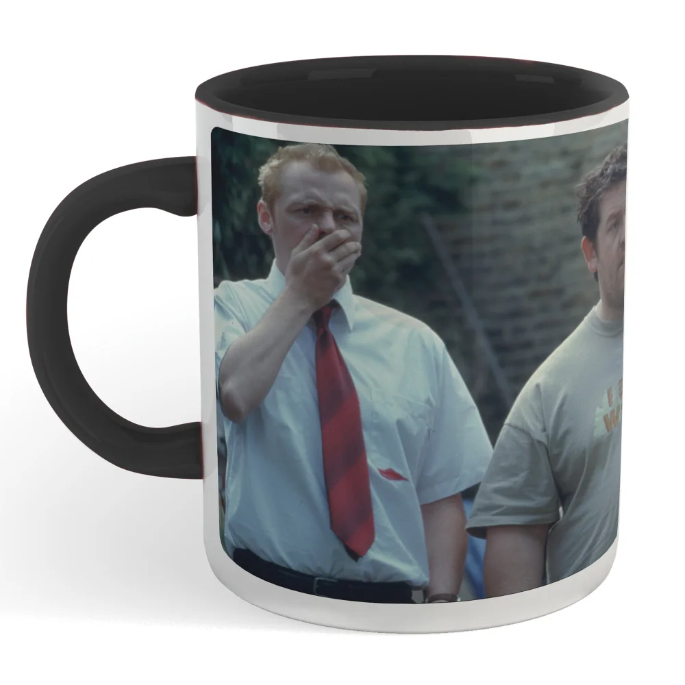 Shaun of the Dead I Think We Should Go Back Inside Mug - Black Bild 1