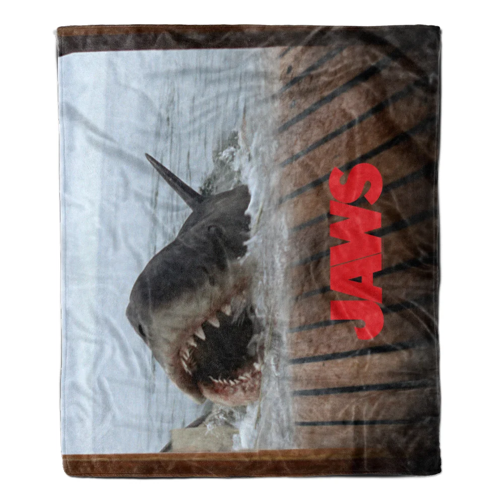 Jaws Shark Scene Fleece Blanket - M Bild 1