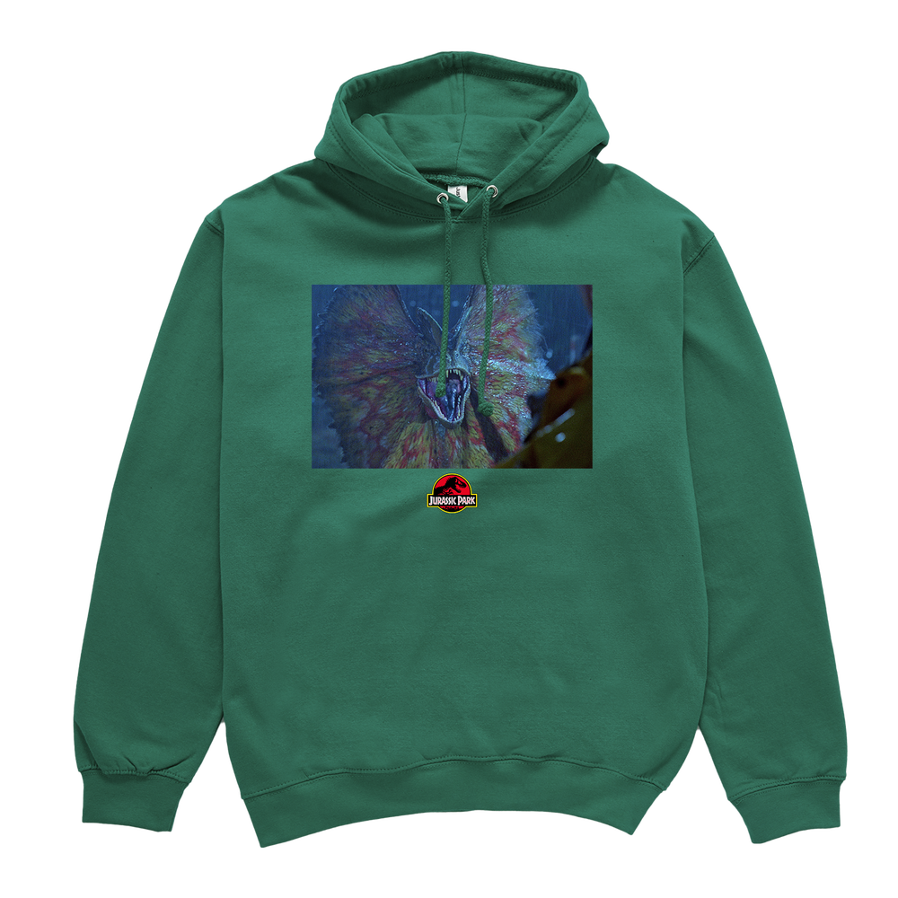 Jurassic Park Dilophosaurus Hoodie - Green - S Bild 1