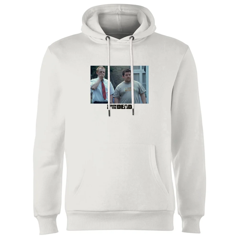 Shaun of the Dead I Think We Should Go Back Inside Hoodie - White - S Bild 1