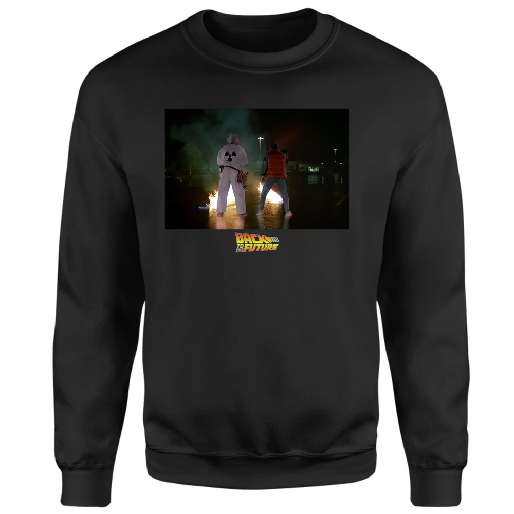Back to the Future First Test Sweatshirt - Black - XS Bild 1