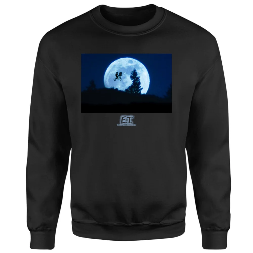 E.T. the Extra-Terrestrial Moon Cycle Sweatshirt - Black - XS Bild 1