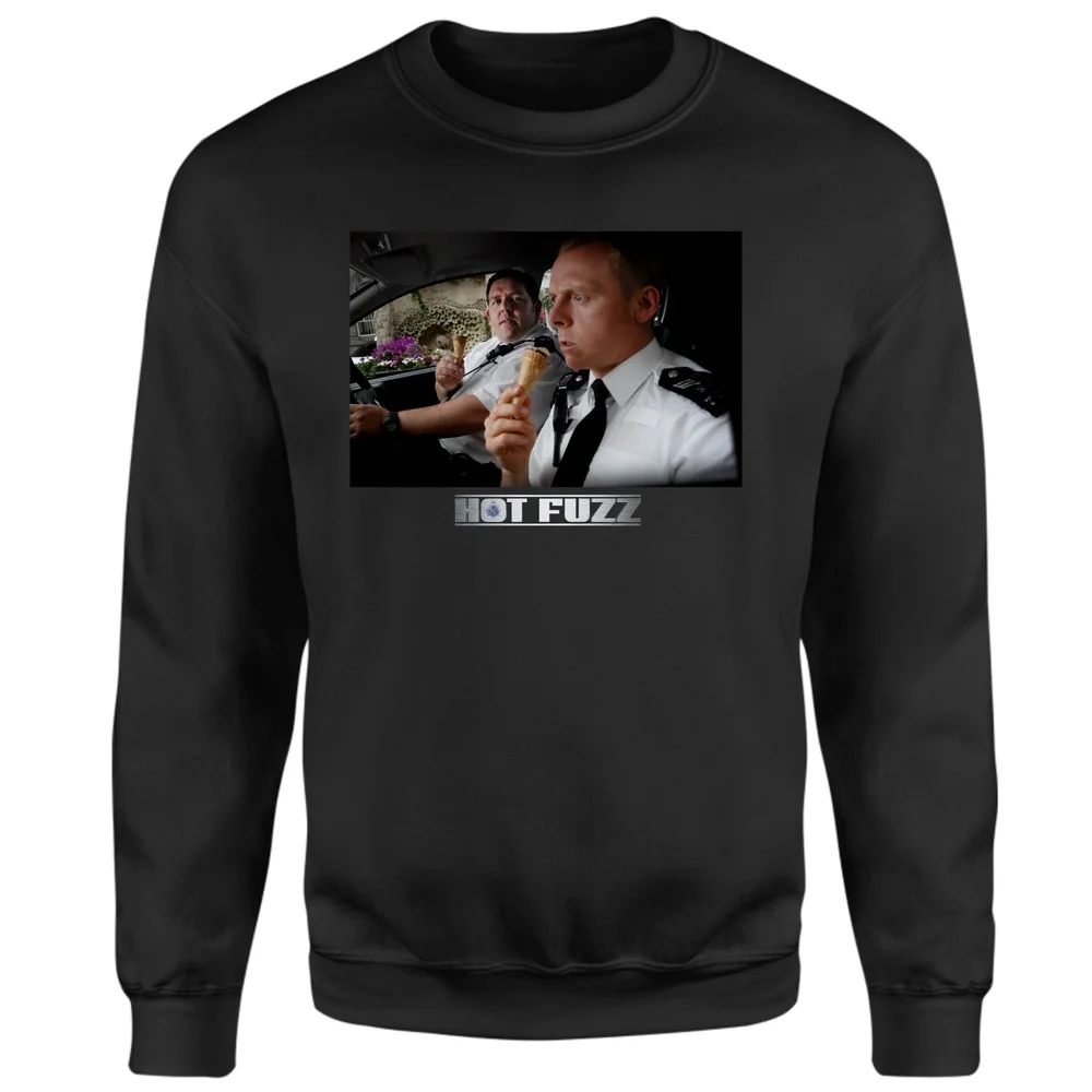 Hot Fuzz Ice Cream Scene Sweatshirt - Black - S Bild 1