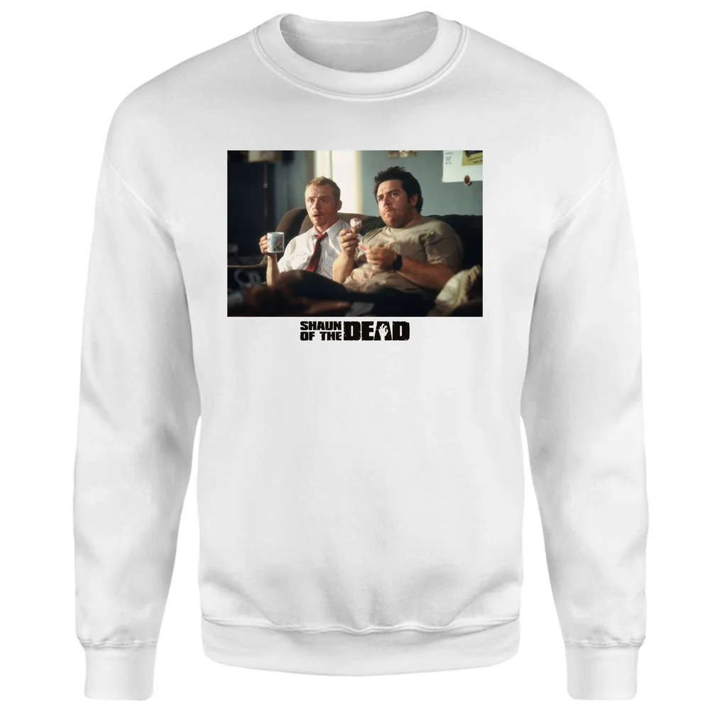 Shaun of the Dead Crisis Worsens Sweatshirt - White - M Bild 1