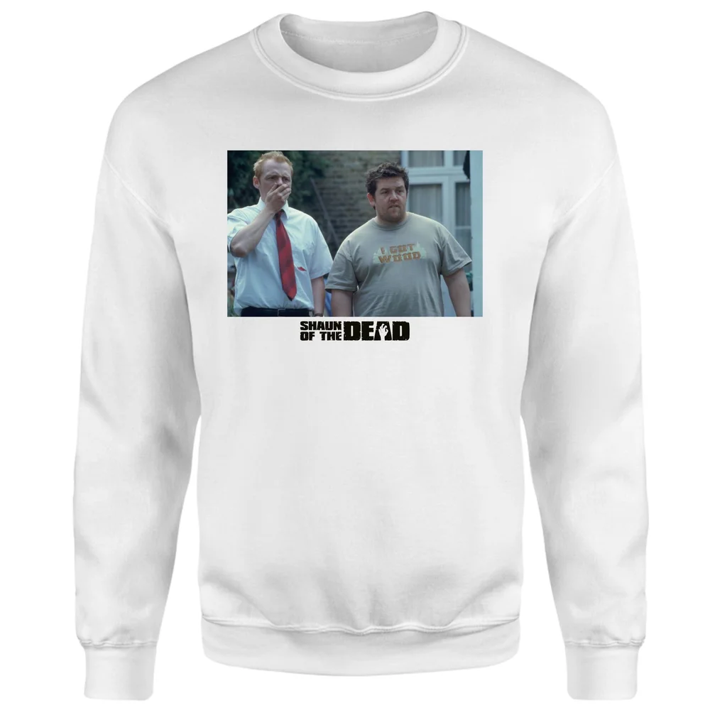Shaun of the Dead I Think We Should Go Back Inside Sweatshirt - White - M Bild 1