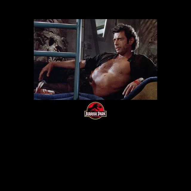 Jurassic Park Jeff Goldblum Unisex T-Shirt - Black