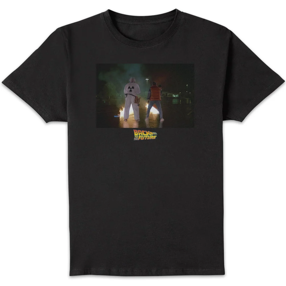 Back to the Future First Test Unisex T-Shirt - Black - S Bild 1