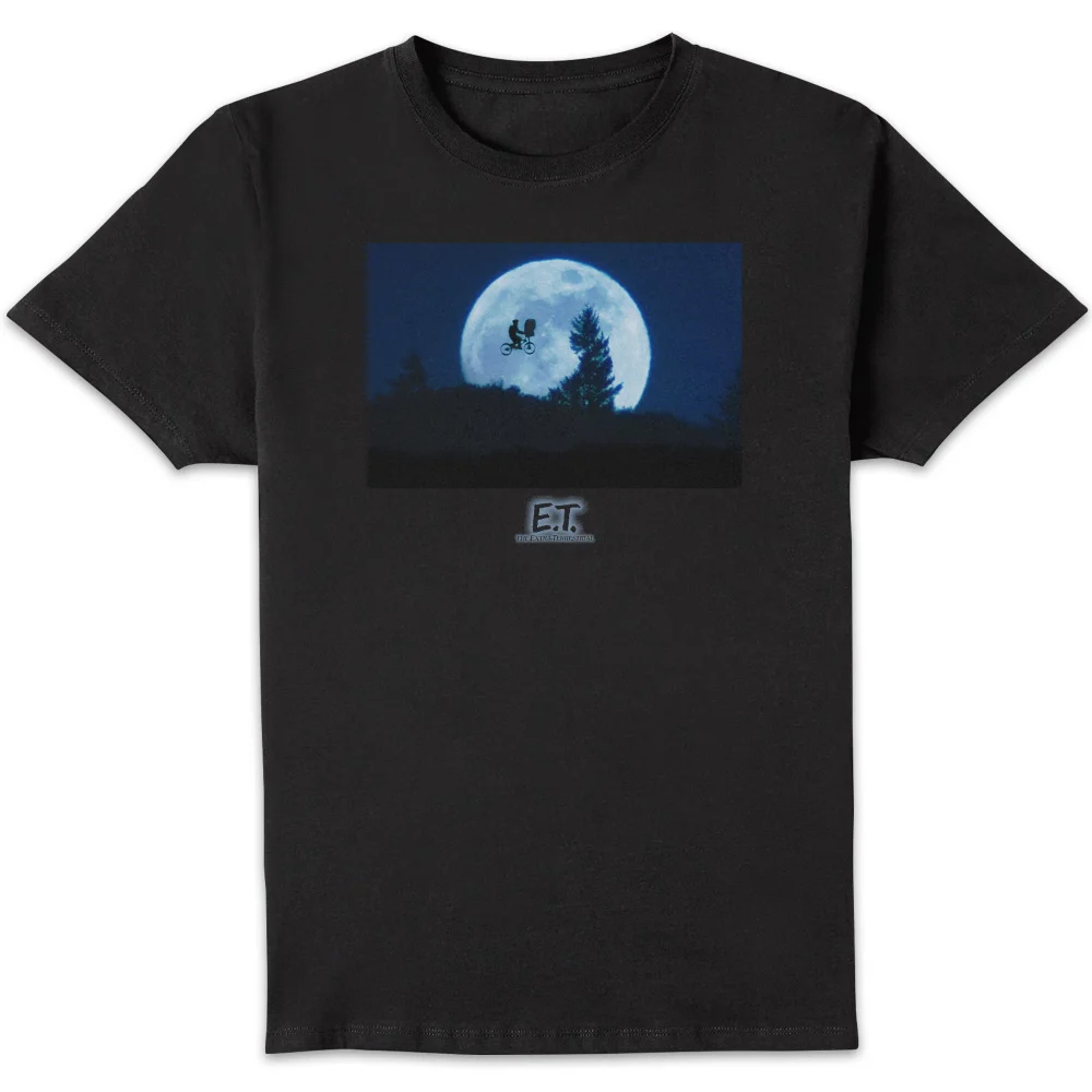 E.T. the Extra-Terrestrial Moon Cycle Unisex T-Shirt - Black - S Bild 1