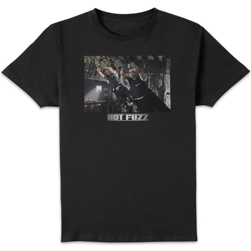 Hot Fuzz Pub Scene Unisex T-Shirt - Black - S Bild 1