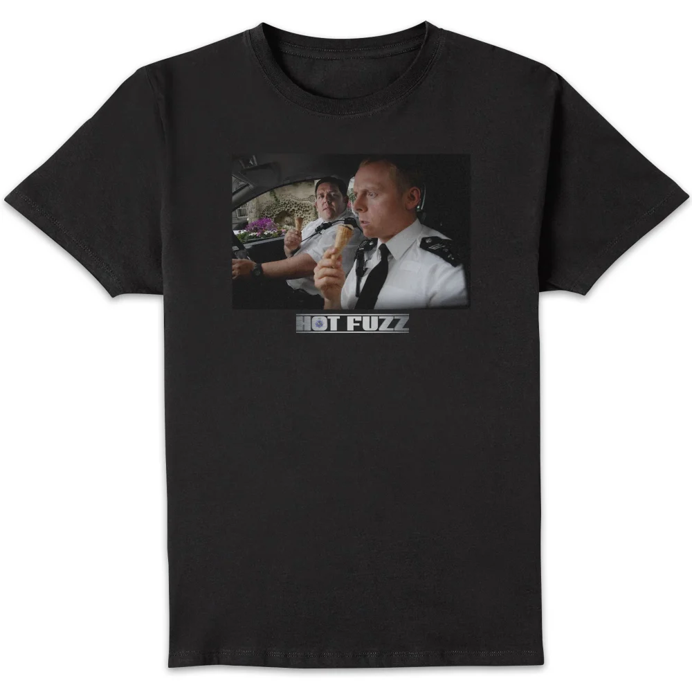 Hot Fuzz Ice Cream Scene Unisex T-Shirt - Black - S Bild 1