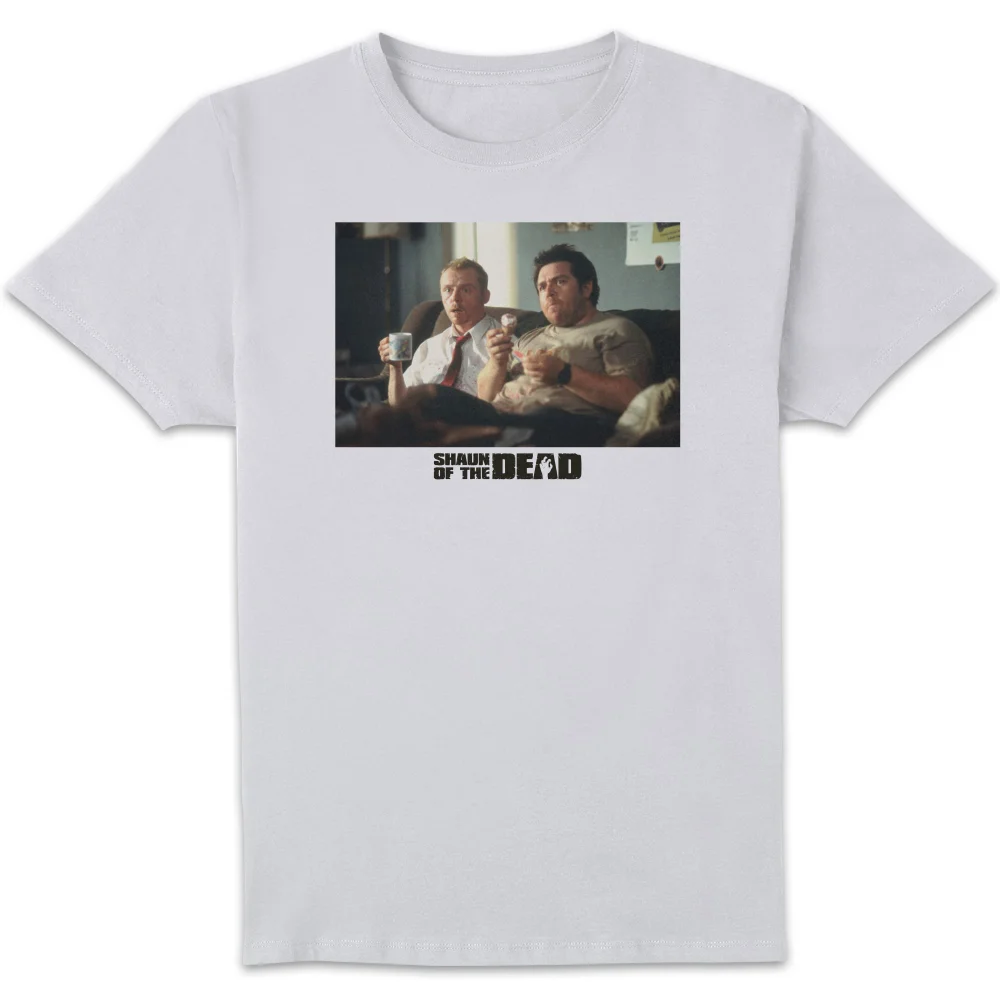 Shaun of the Dead Crisis Worsens Unisex T-Shirt - White - S Bild 1
