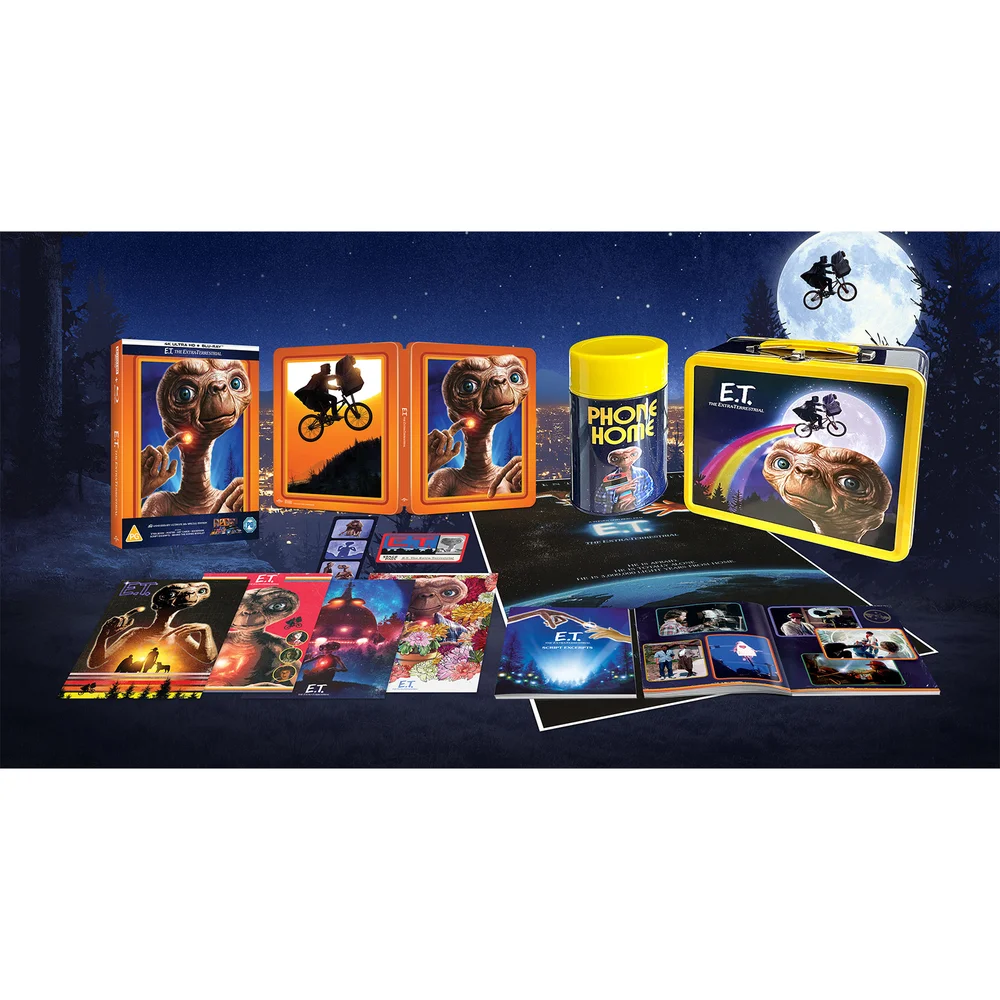 E.T. The Extra-Terrestrial 40th Anniversary Ultimate 80s Special Edition 4K Ultra HD Steelbook Set (includes Blu-ray) Bild 1