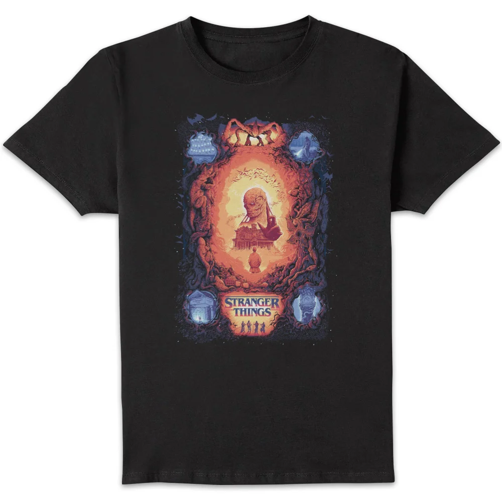 Stranger Things x Alex Hovey Vecna Illustration Men's T-Shirt - Black - S Bild 1