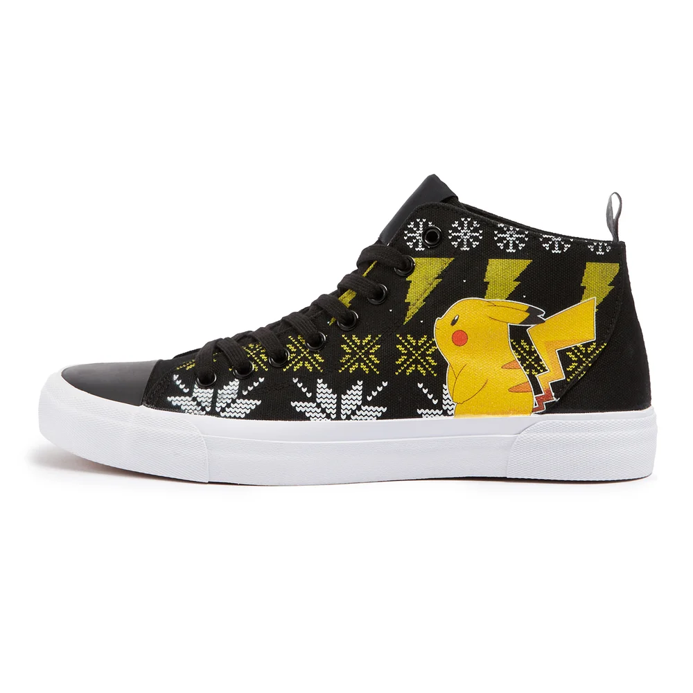 Pokémon Pikachu Winter High Top - Black - UK 3 / EU 35.5 / US Men's 3.5 / Women's 5 Bild 1