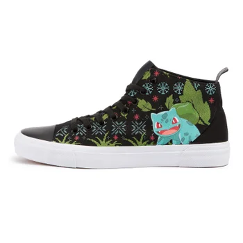 Pokémon Winter Bulbasaur High Top - Black