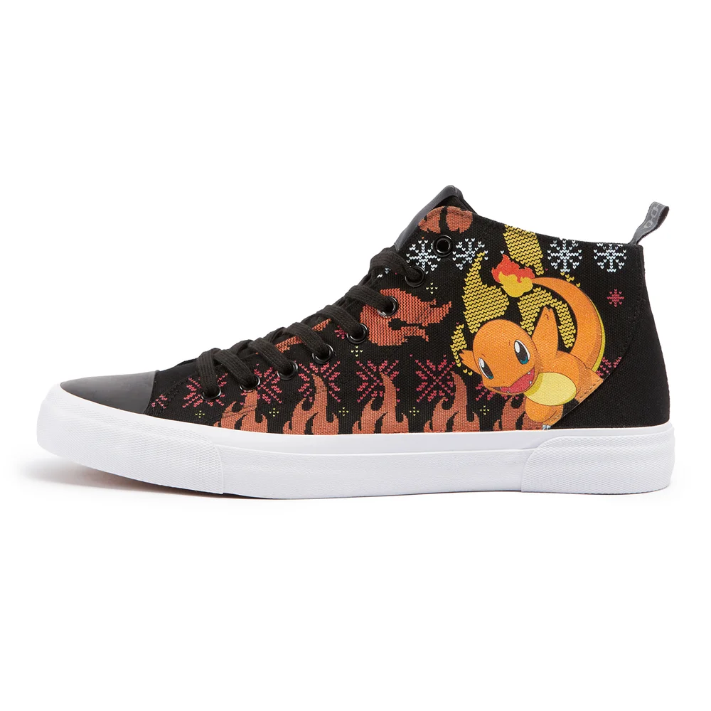 Pokémon Winter Charmander High Top - Black - UK 3 / EU 35.5 / US Men's 3.5 / Women's 5 Bild 1