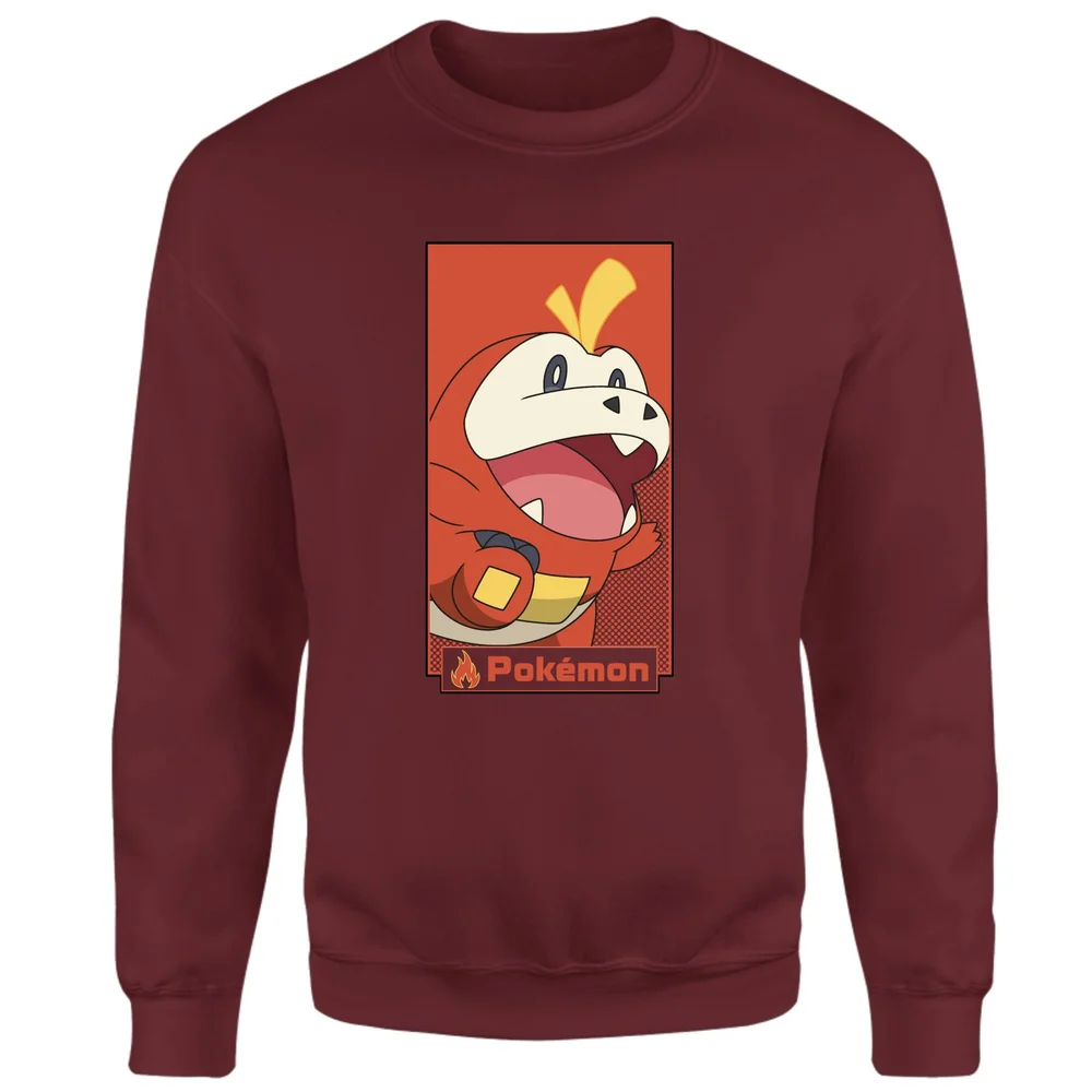 Pokémon Fuecoco Sweatshirt - Burgundy - S Bild 1