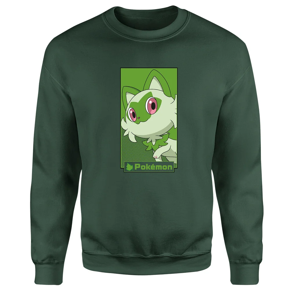 Pokémon Sprigatito Kids' Sweatshirt - Green - 3-4 Jahre Bild 1